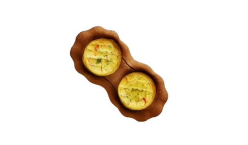 Egg White Bites with Three Cheese & Red Pepper