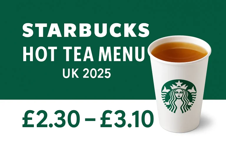 Starbucks Hot Tea menu prices