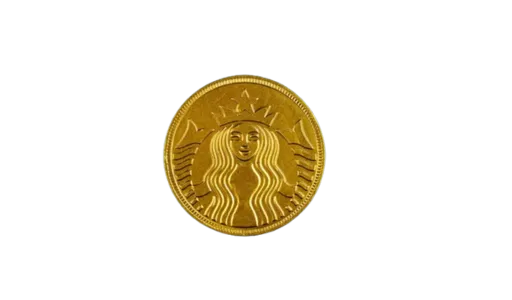 Starbucks® Milk Chocolate Gold Coin