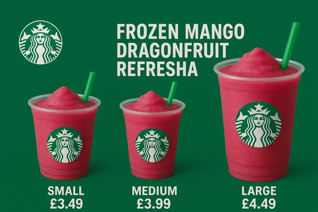 Frozen Mango Dragonfruit Refresha in the UK