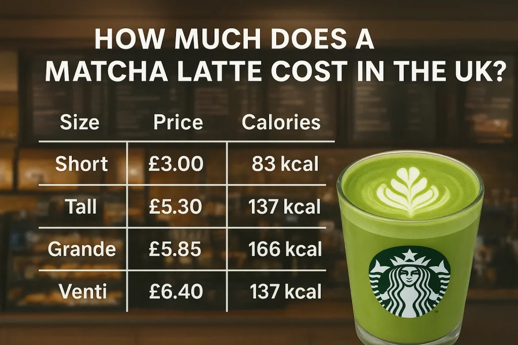 How Much Does a Matcha Latte Cost in the UK