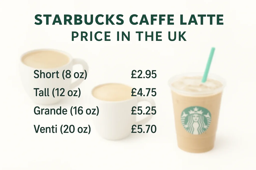 Starbucks Caffè Latte Price in the UK