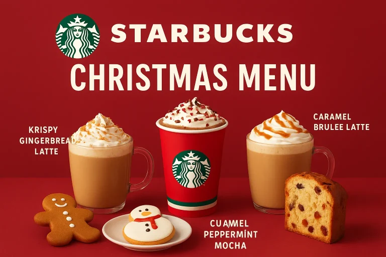 Starbucks Christmas Menu