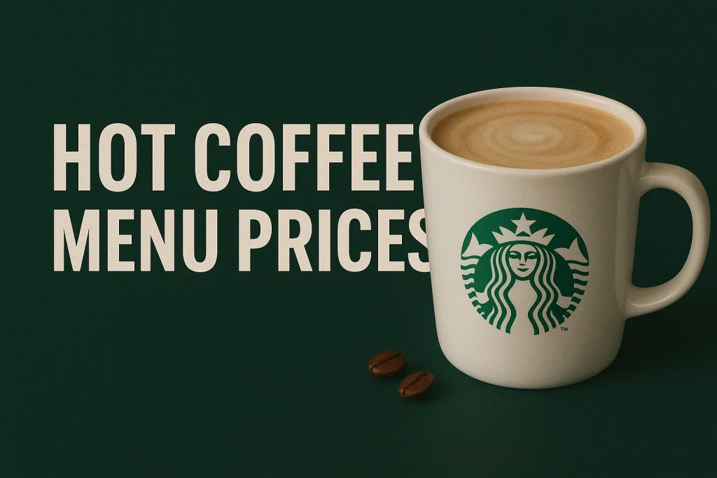 Starbucks Hot Coffee Menu Prices