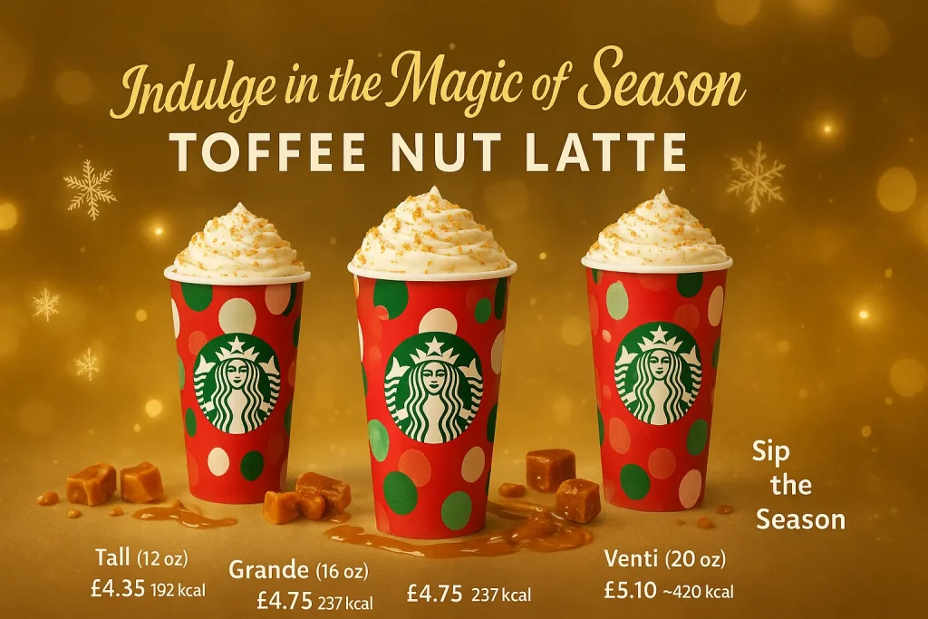Starbucks UK Toffee Nut Latte