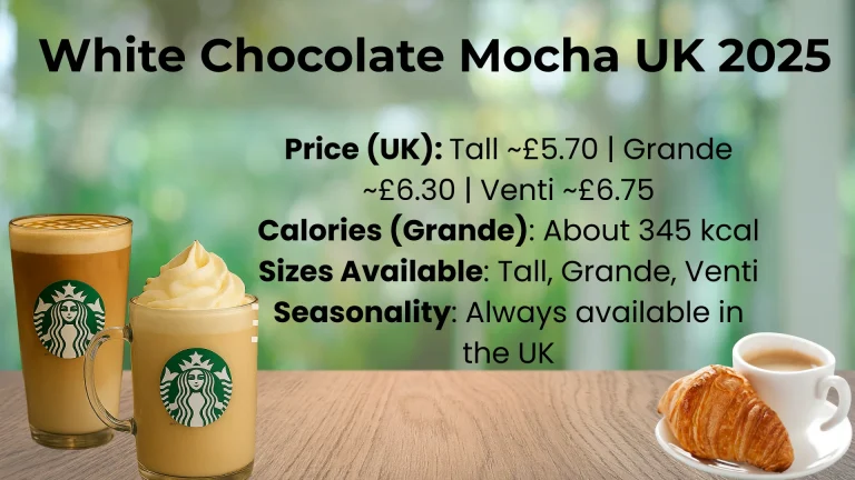 White Chocolate Mocha UK 2025