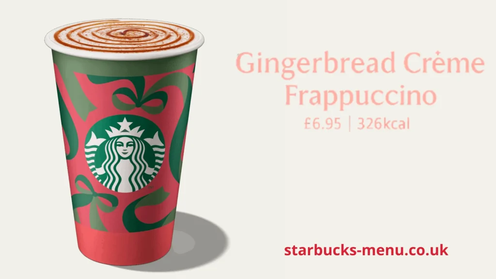 Gingerbread Crème Frappuccino
