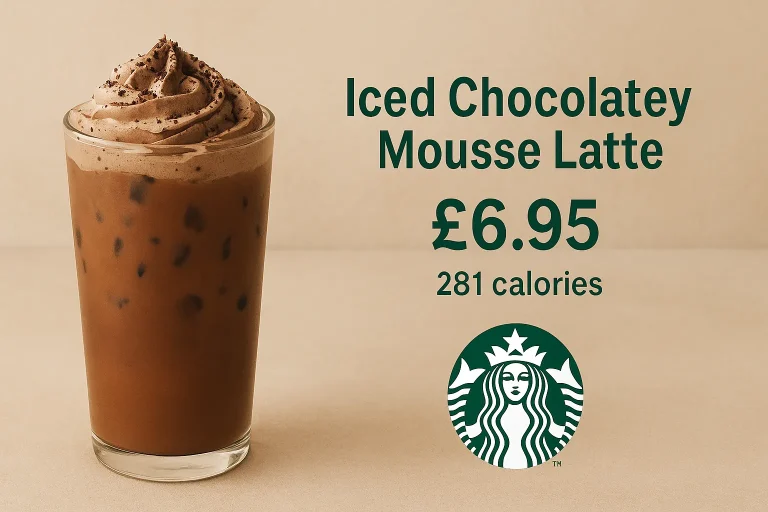 Iced Chocolatey Mousse Latte UK Starbucks