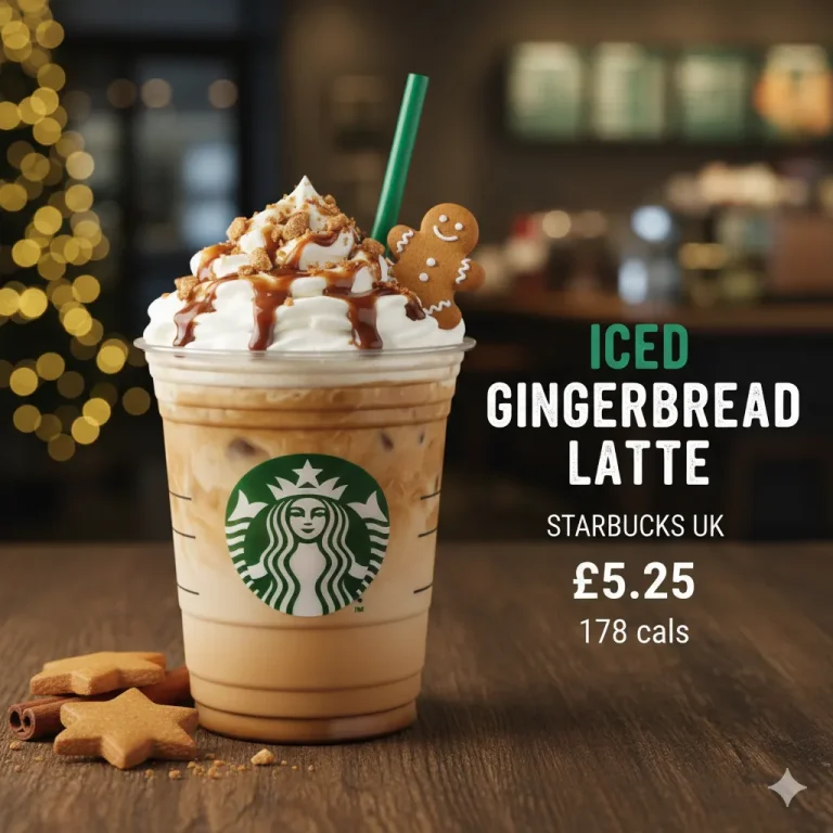 Iced Gingerbread Latte