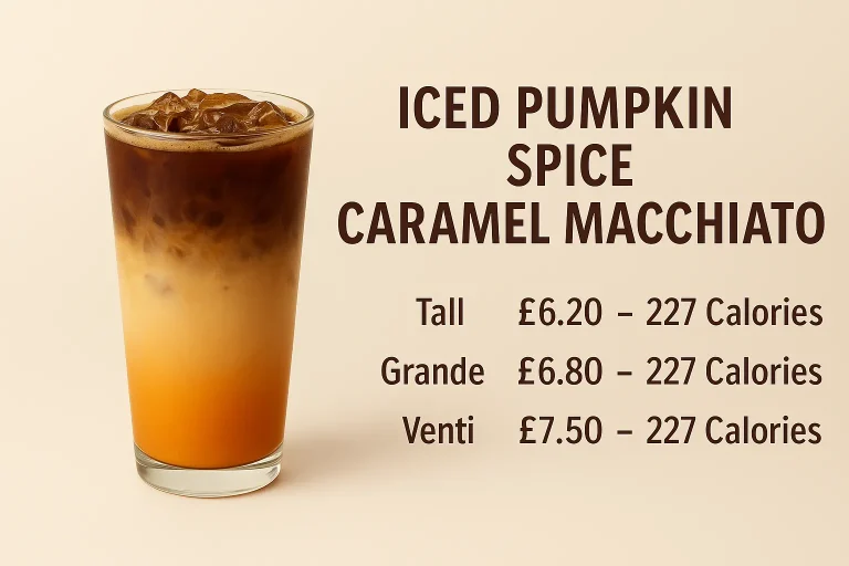 Iced Pumpkin Spice Caramel Macchiato