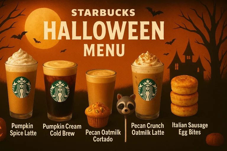 Starbucks Halloween Menu