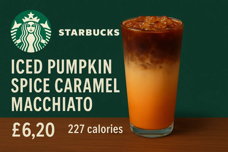 Starbucks Iced Pumpkin Spice Caramel Macchiato