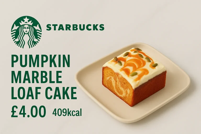 Starbucks Pumpkin Marble Loaf Cake