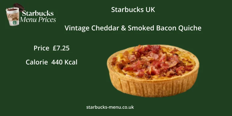 Vintage Cheddar & Smoked Bacon Quiche