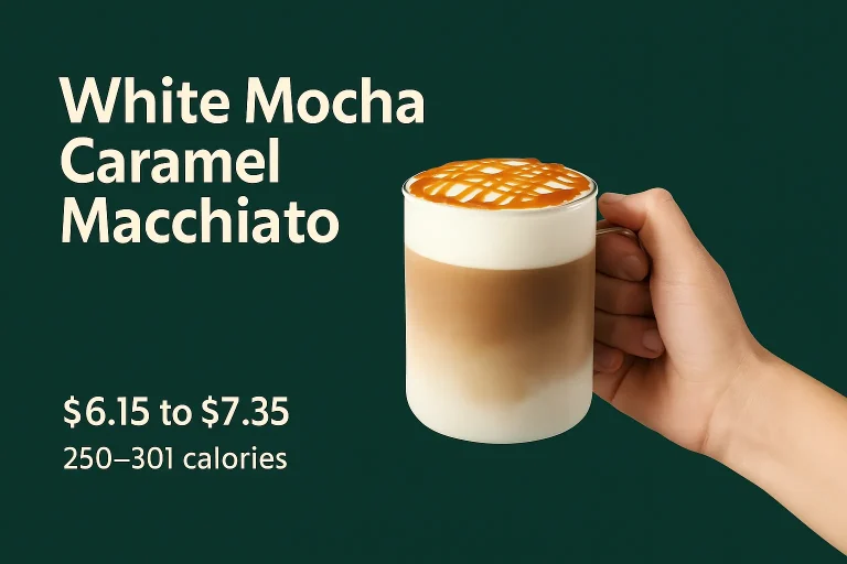 White Mocha Caramel Macchiato
