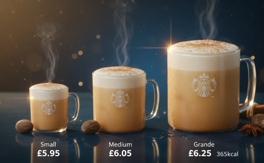 Eggnog Latte Prices Starbucks UK