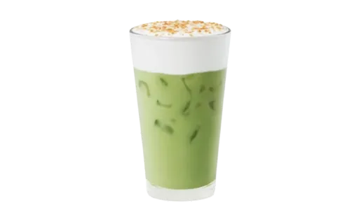 Iced Toffee Nut Cream Matcha Latte