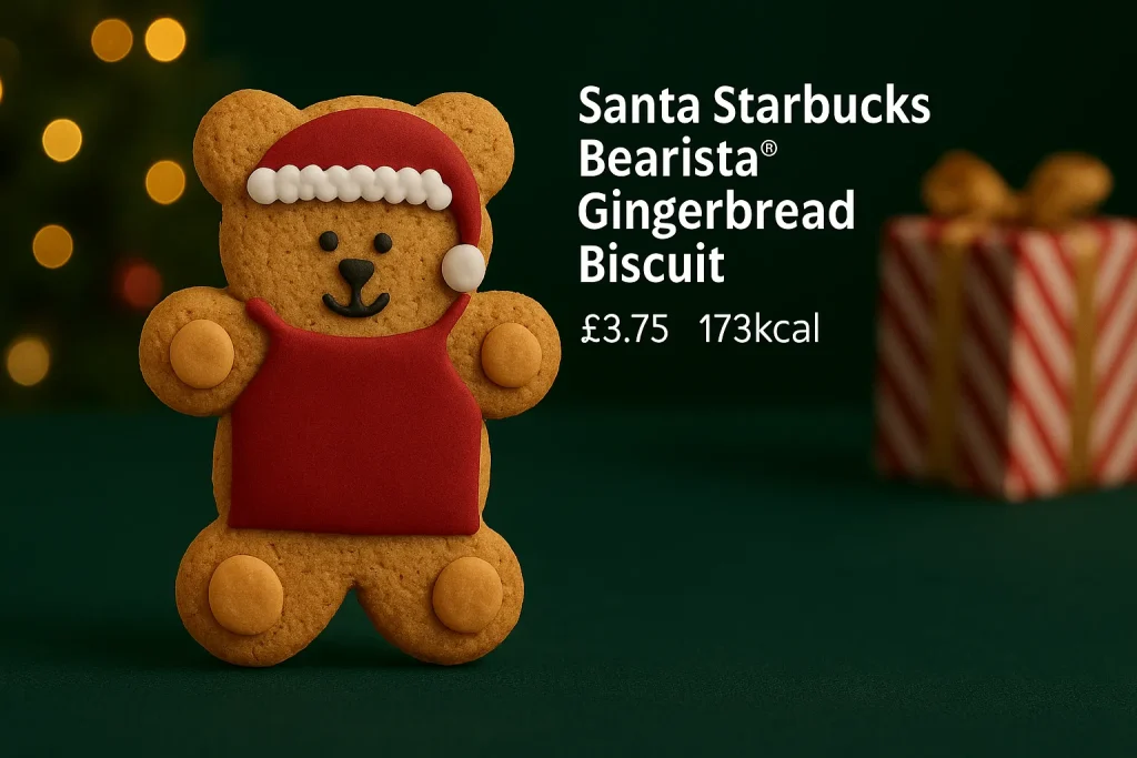 Santa Starbucks Bearista® Gingerbread Biscuit Christmas