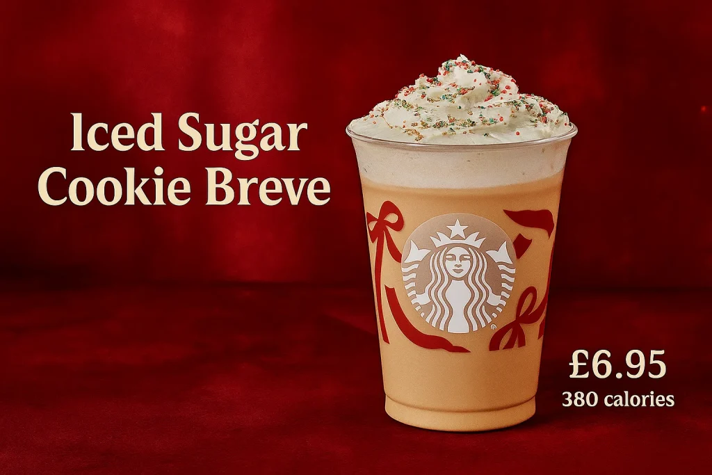 Starbucks Christamas Iced Sugar Cookie Breve UK