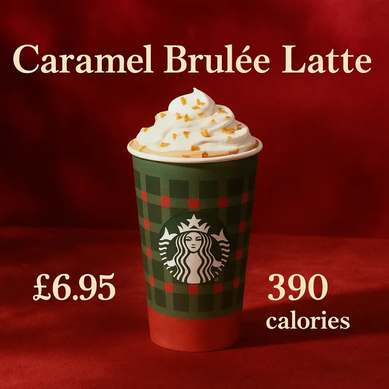 Starbucks Christmas Caramel Brulée Latte