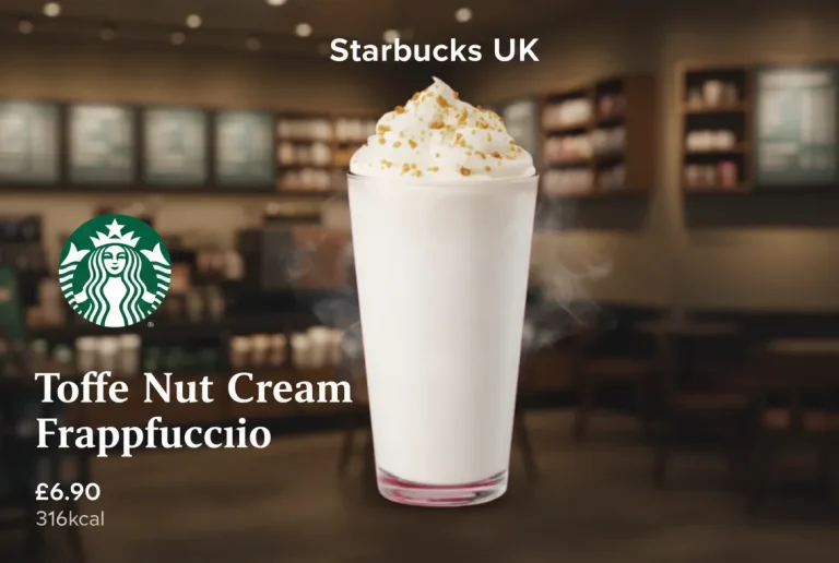 Toffee Nut Cream Frappuccino Starbucks