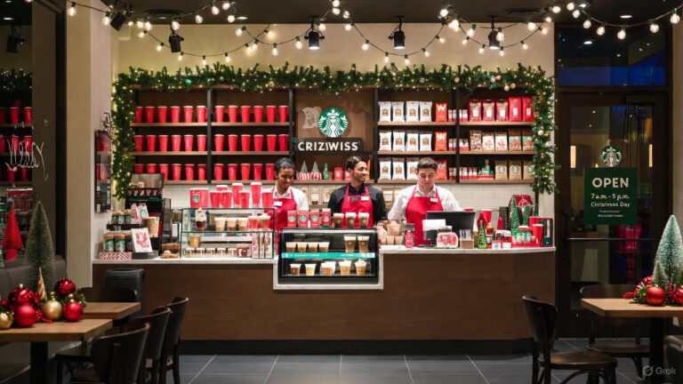 Starbucks Christmas Hours in 2025