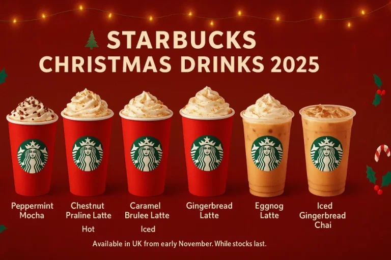 Gingerbread Matcha Latte – Starbucks UK Christmas 2025