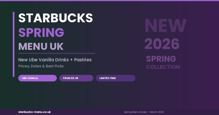 starbucks spring menu uk 2026